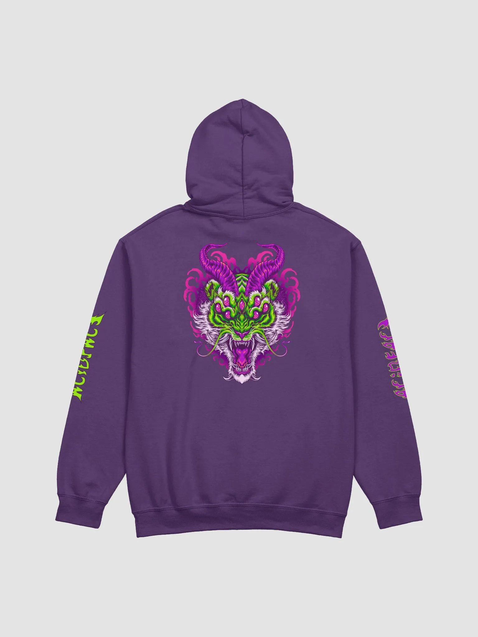 purple tiger hoodie product image (2)