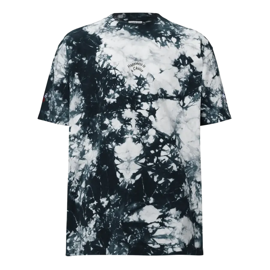WW Happiness is a choice Shaka Wear Oversized Tie-Dye T-Shirt product image (4)