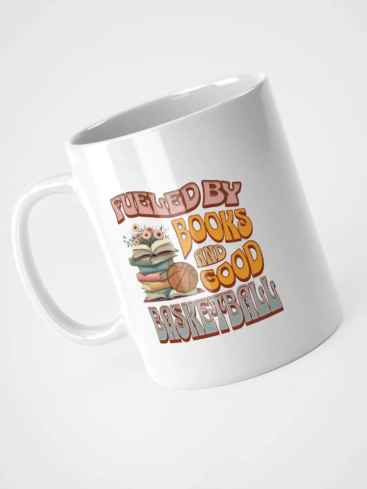 Fueled By Books And Good Basketball Bliss Mug product image (2)