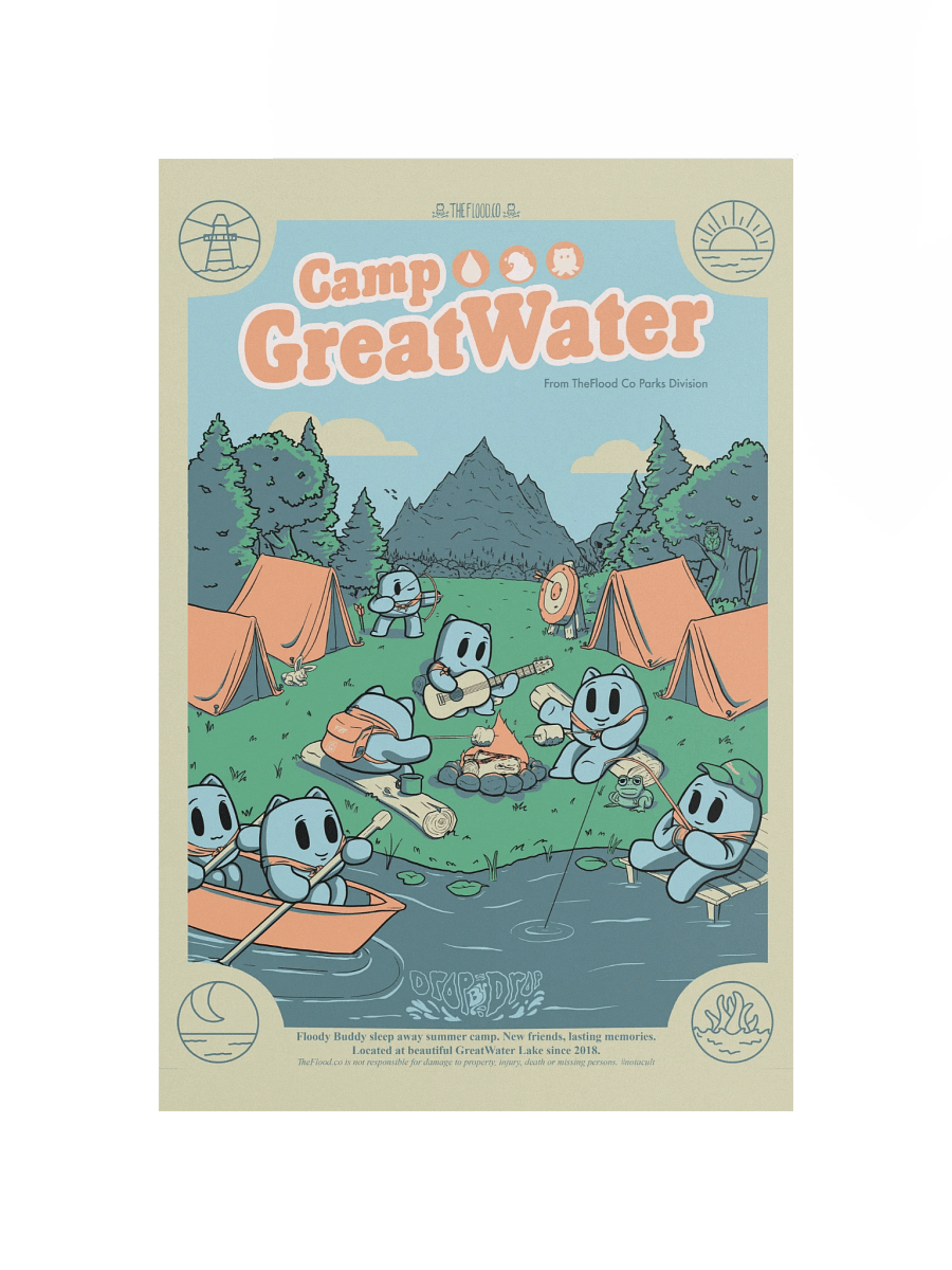 Camp GreatWater Paper Poster product image (4)