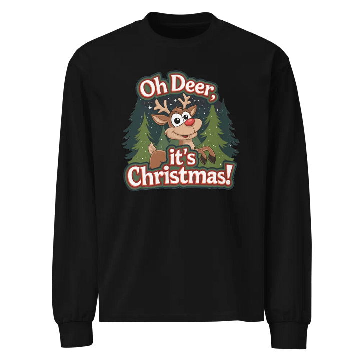Festive Reindeer Christmas Long Sleeve Shirt product image (1)
