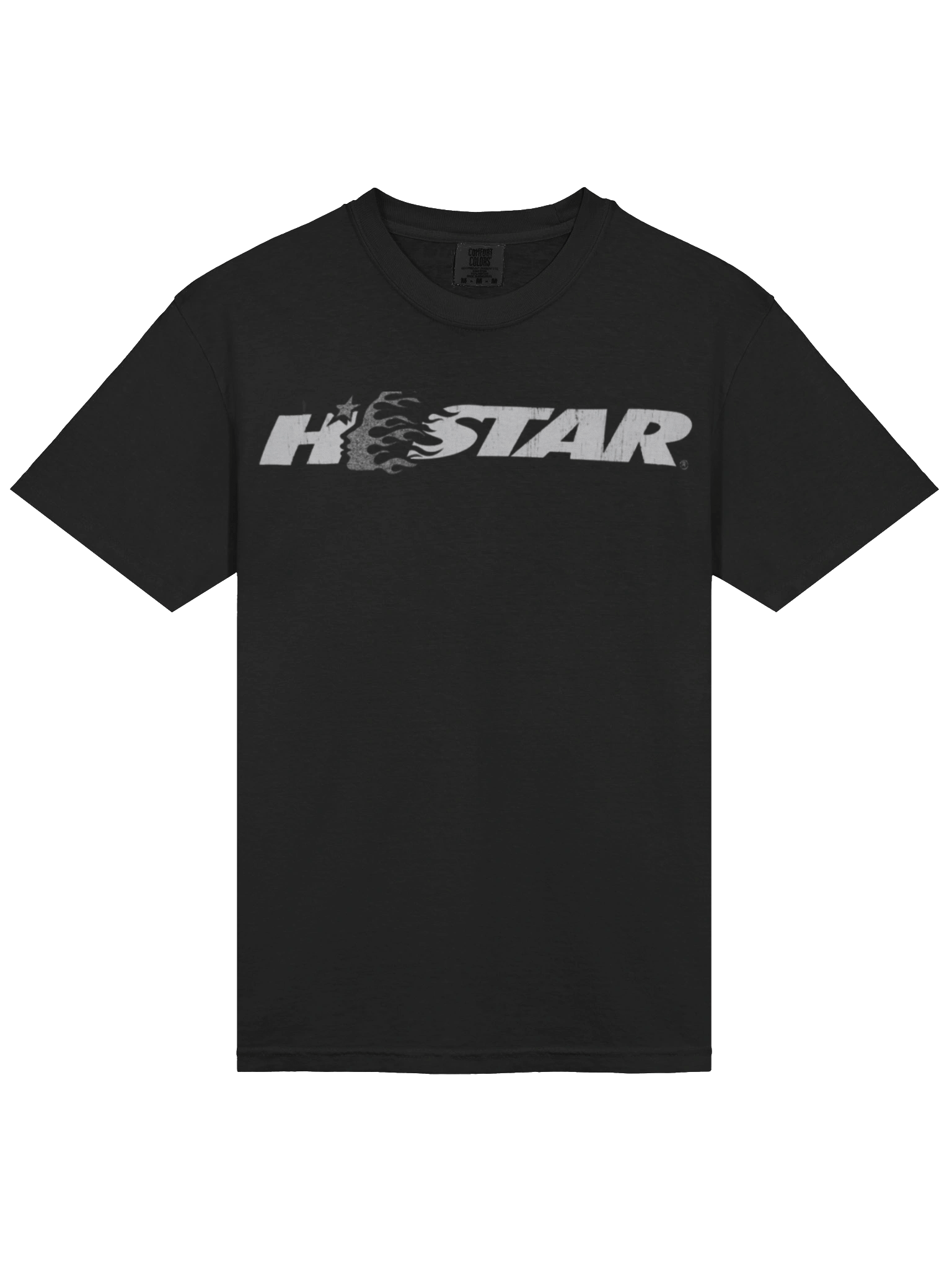 Hellstar Cartoon Logo Glitter Logo T-shirt Black product image (1)