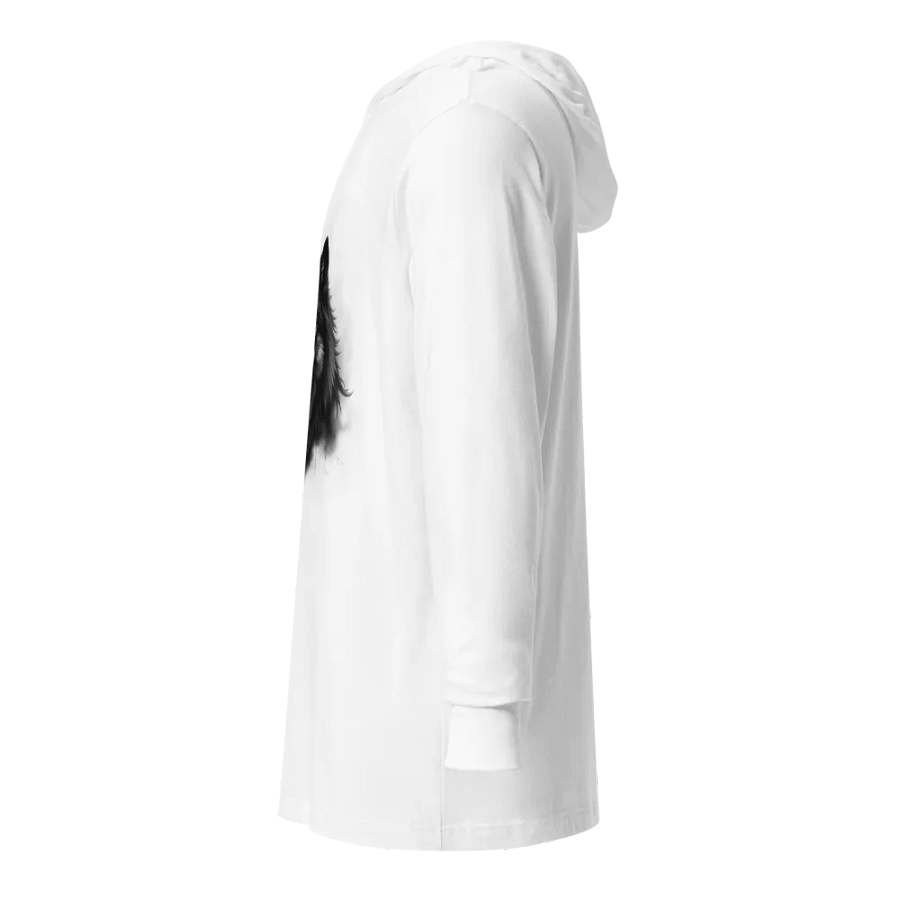 Intense Wolf Hooded Long Sleeve Tee product image (4)