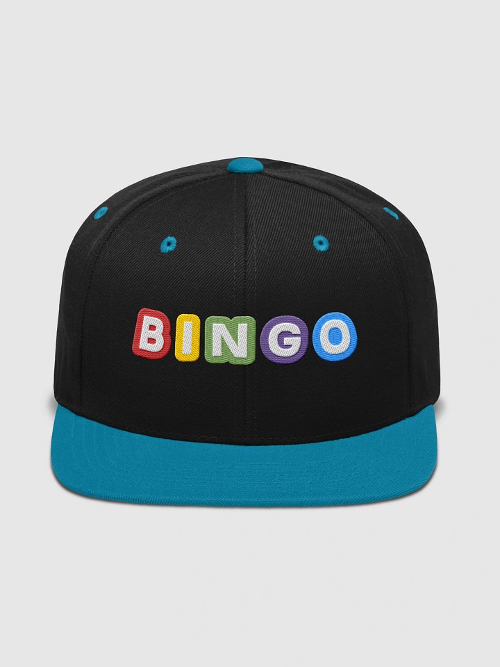 Original Embroidered Bingo Letters Snapback Hat product image (3)