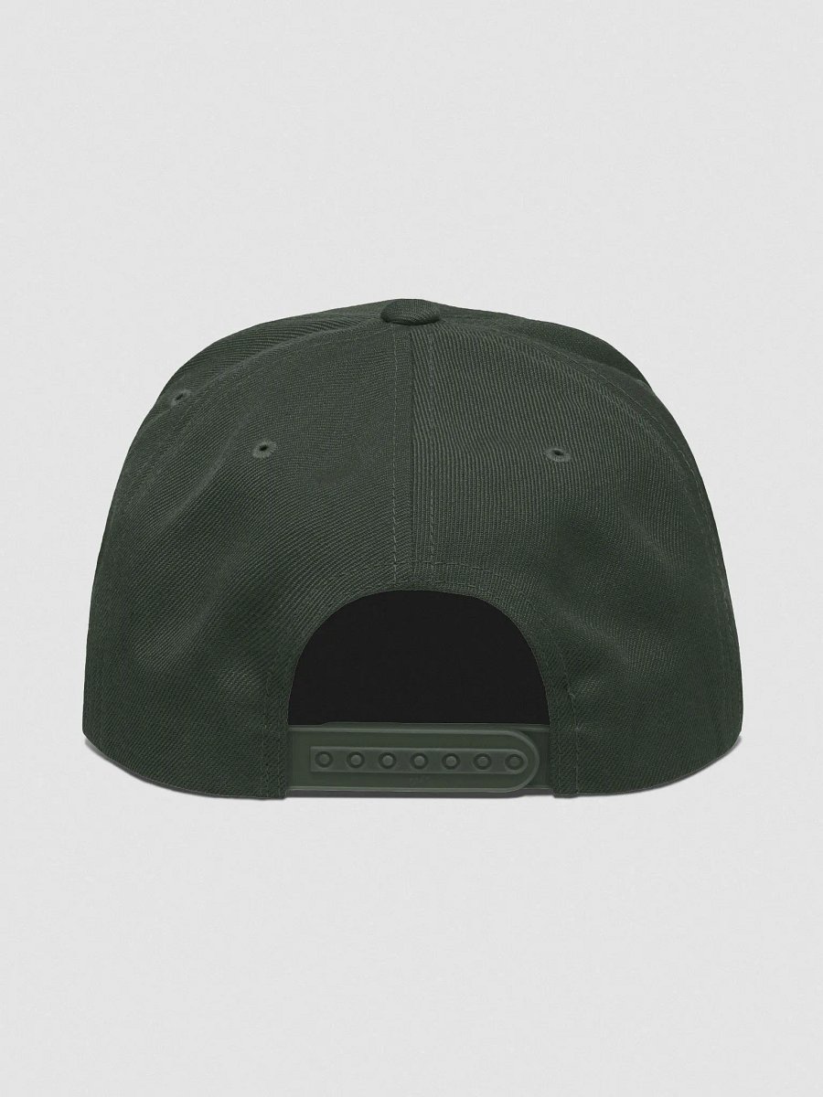 Wool Blend Snapback Cap - Embroidery - White HApex Gear Black Logo product image (7)