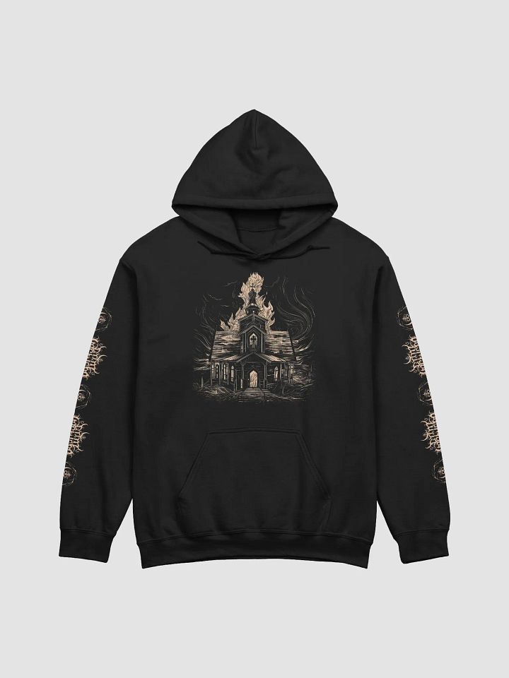 Burning Church Hoodie product image (1)