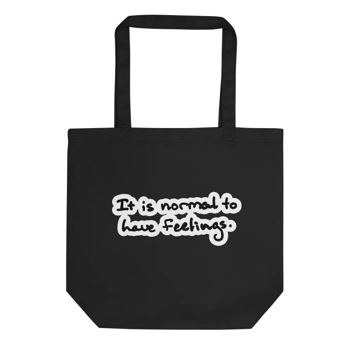 It is normal to have feelings. (bubble design) tote bag product image (1)