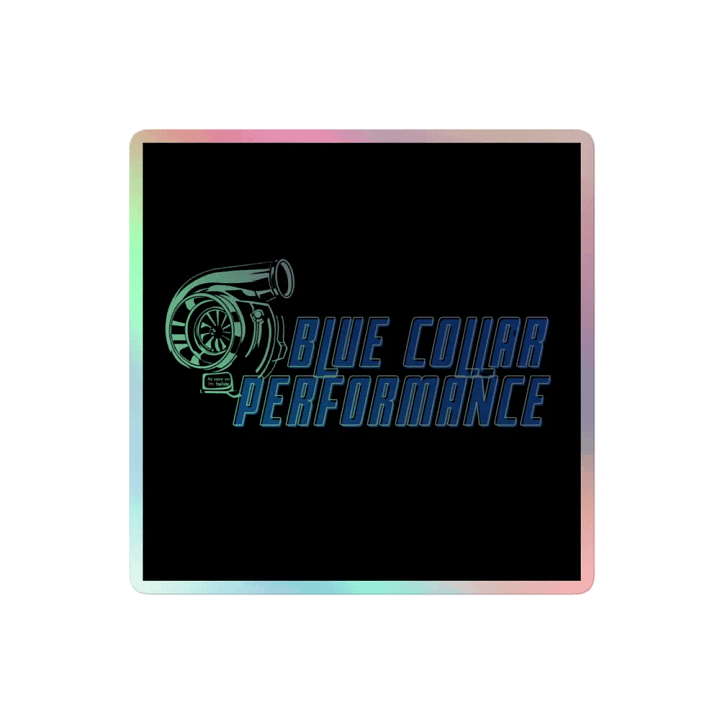 Blue Collar Performance Holographic Sticker Sheet product image (2)