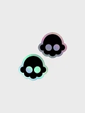 holographic skull sticker product image (1)