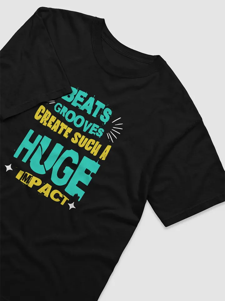 Turquoise Beats & Grooves Heavyweight Tee product image (2)
