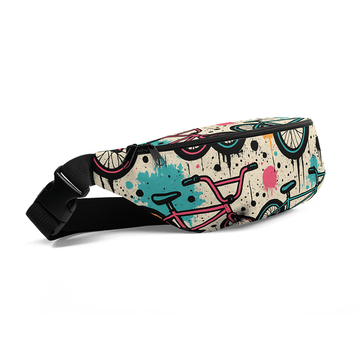 Bmx Bikes Paint Neon Graffiti Pop Art - Fanny Pack product image (2)