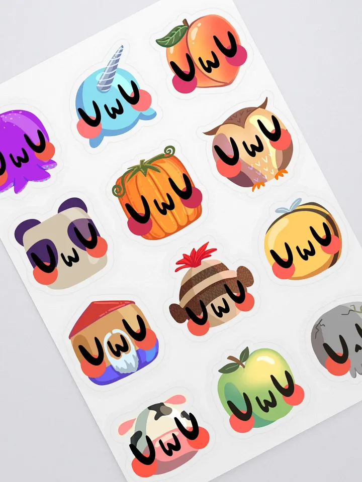 uwu sticker sheet product image (2)