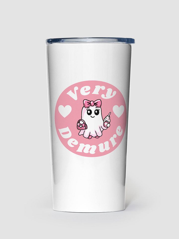 Very Demure Cute Ghost 20oz Stainless Steel Tumbler product image (1)