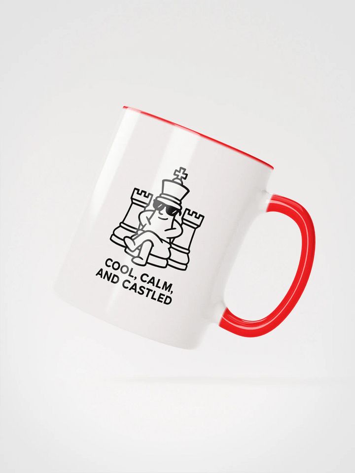 Cool, Calm, and Castled - Ceramic Mug with Color Inside product image (2)