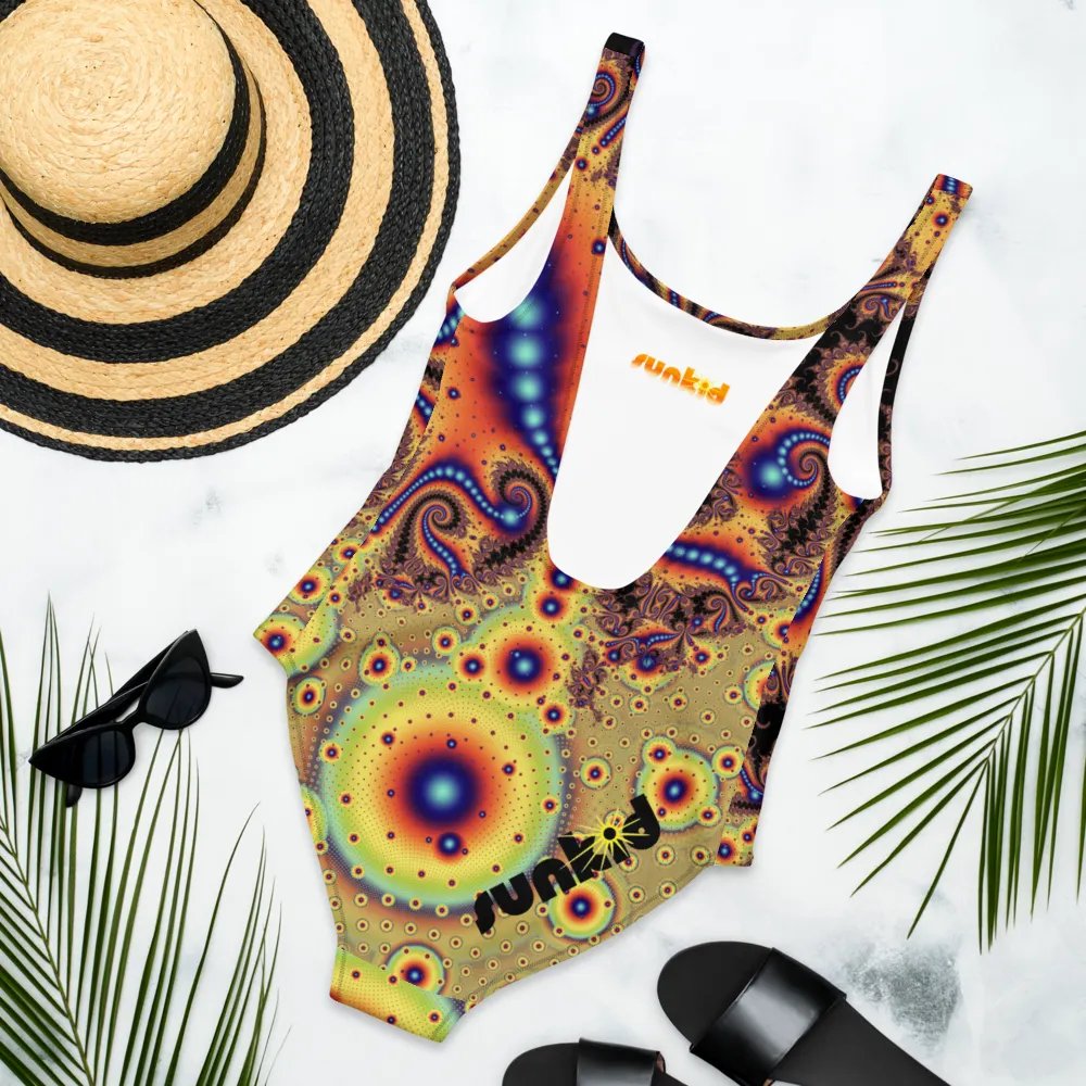 Fractal One Piece Swimsuit - Broken Necklaces product image (6)