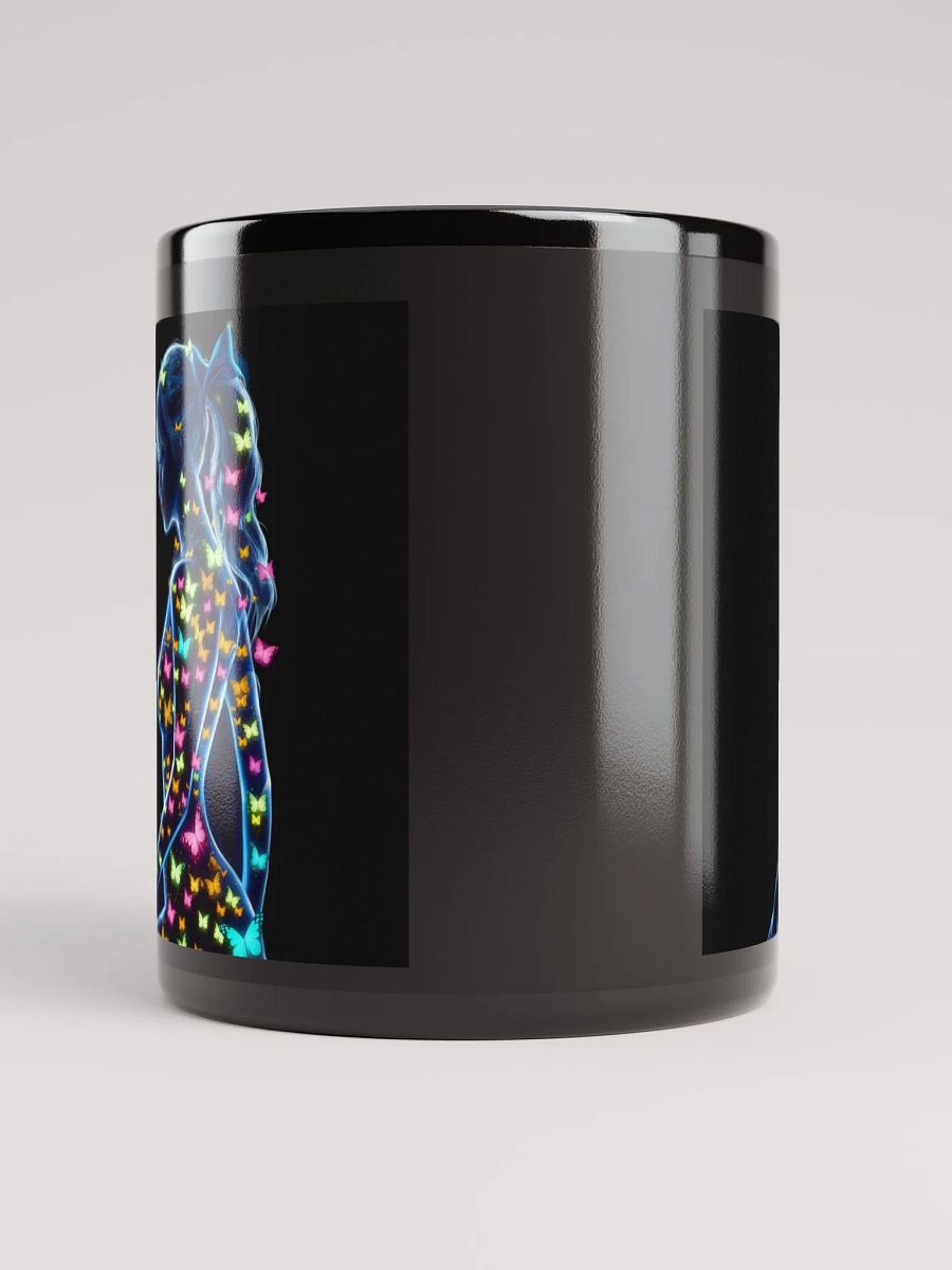 Neon Butterfly Ethereal Black Mug product image (5)