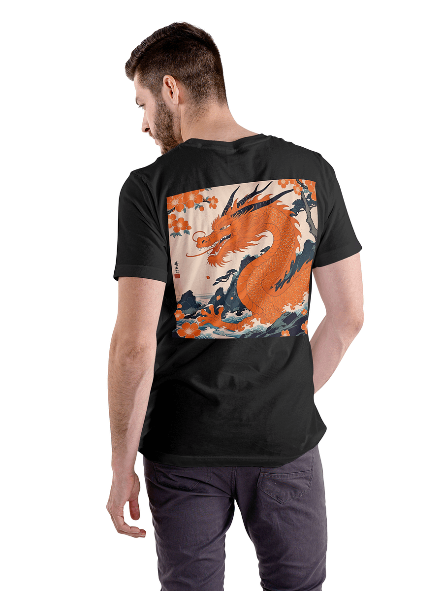 Ryoshin - Orenji no Ryū (Orange Dragon), Ancient Ryū Collection, T-Shirt, Back Design product image (2)