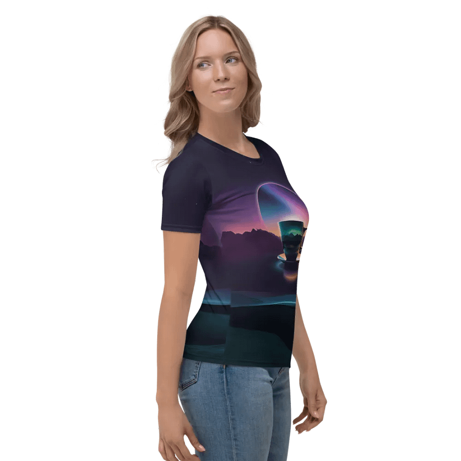 Coffee Sunset All Over Print T-shirt product image (3)