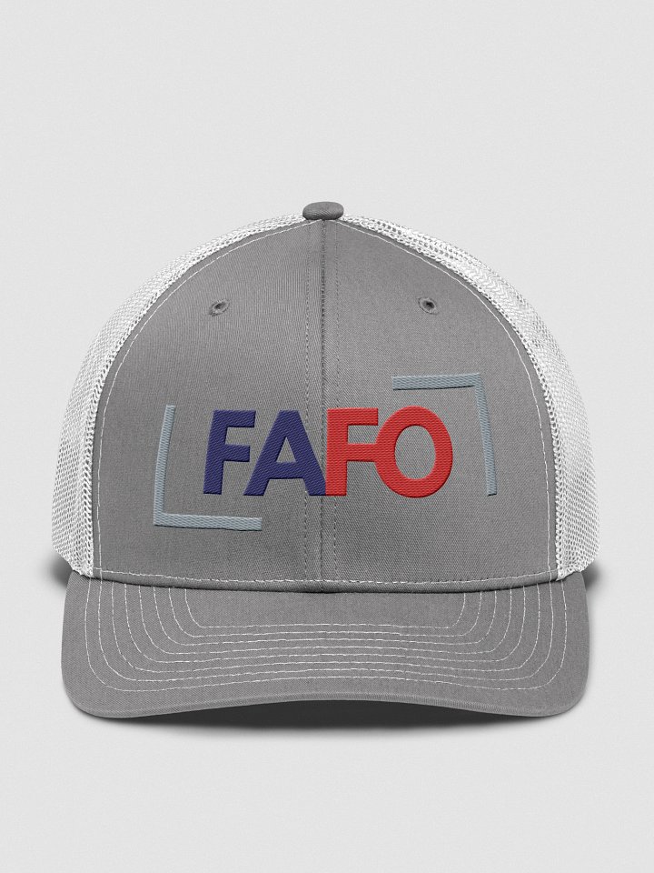 FAFO Colorblock Trucker Hat product image (46)