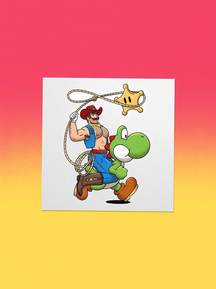Cowboy Plumber Sticker product image (1)