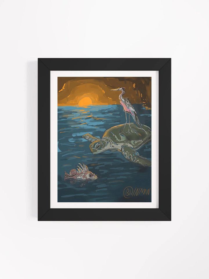Sunset Serenity Framed Poster product image (2)