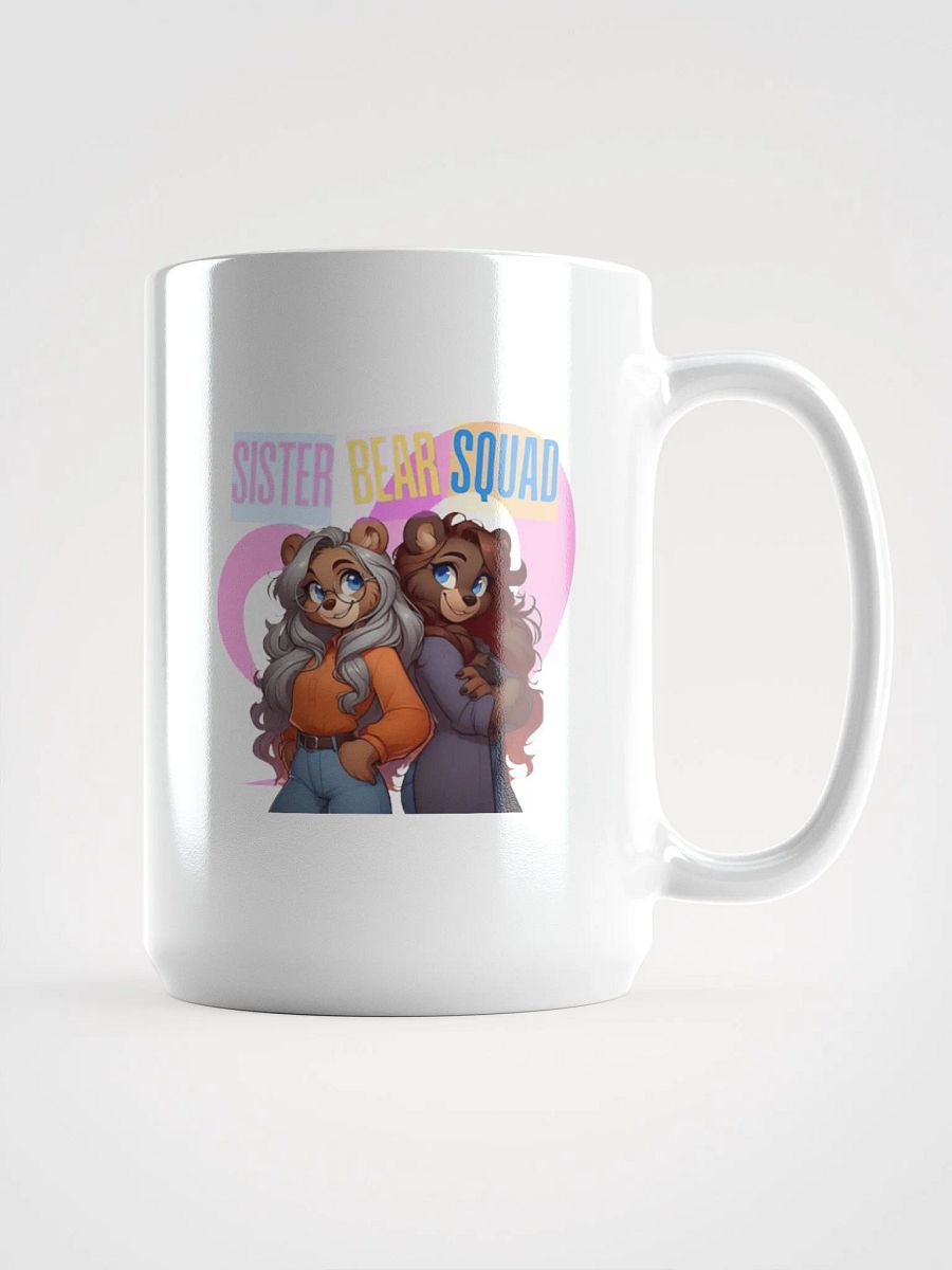 Sister Bear Squad White Glossy Mug product image (1)
