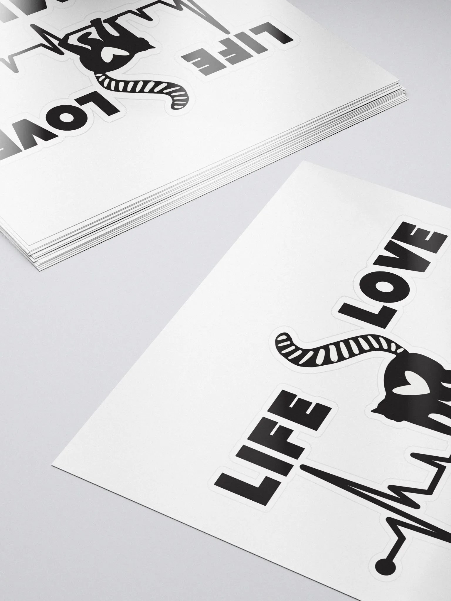 Life Love Lemur Kiss-Cut Sticker product image (5)