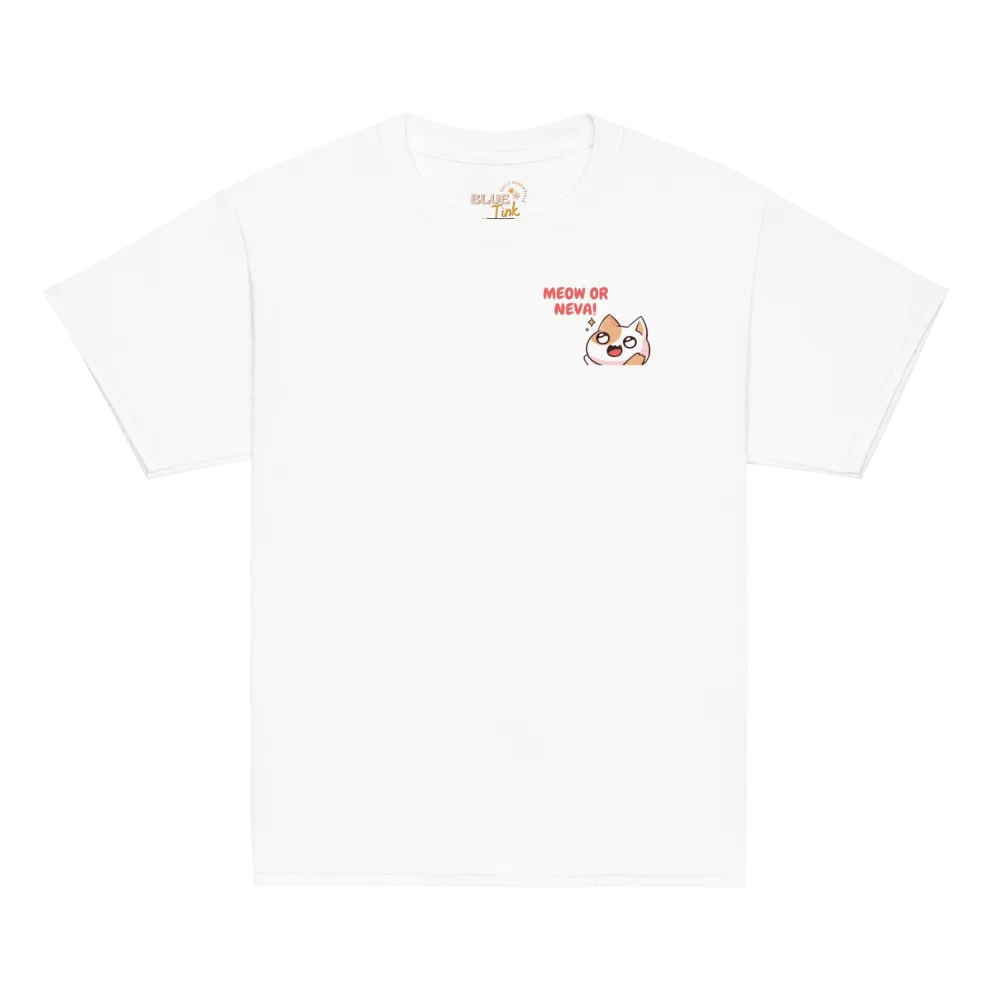 Meow or Neva! Kids' Cat Graphic Tee product image (2)