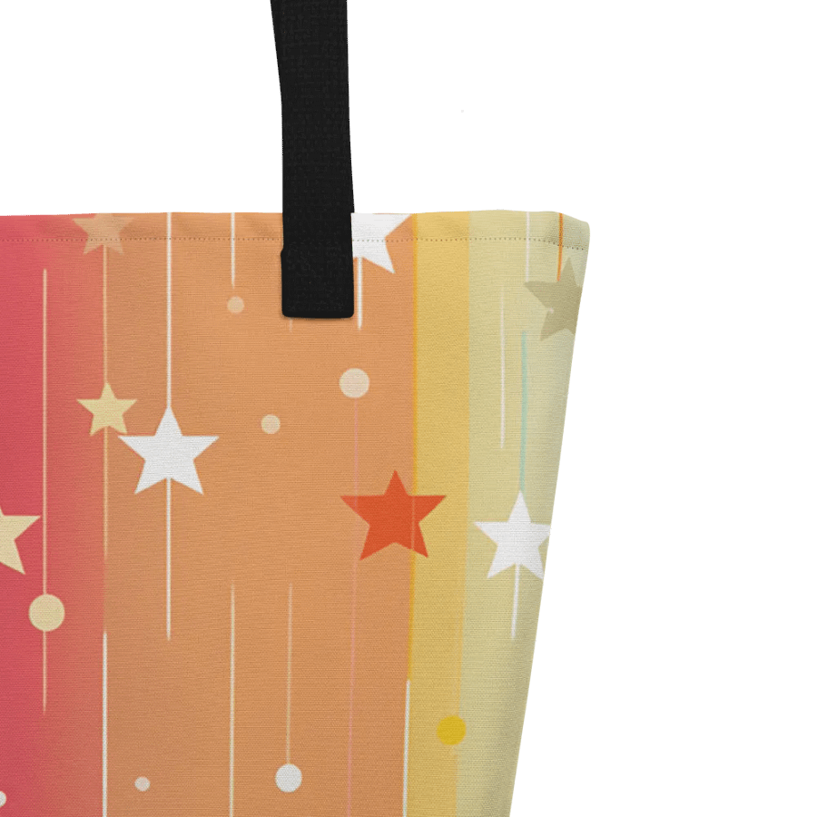 Starry Rainbow Dreams Polyester Tote Bag product image (3)