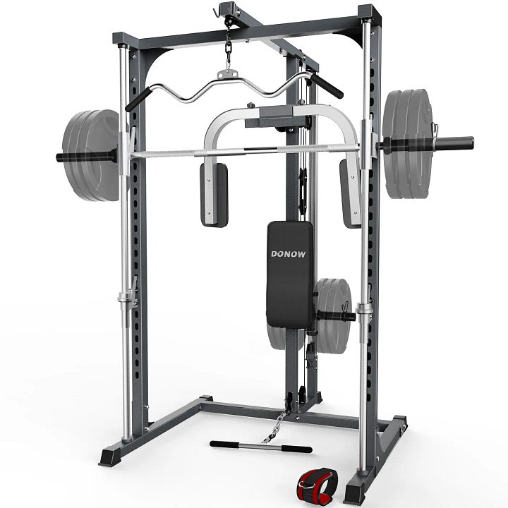 New ProductSmith Machine Power Cage Power Rack Squat Rack Home Gym System No Weights Bench product image (1)