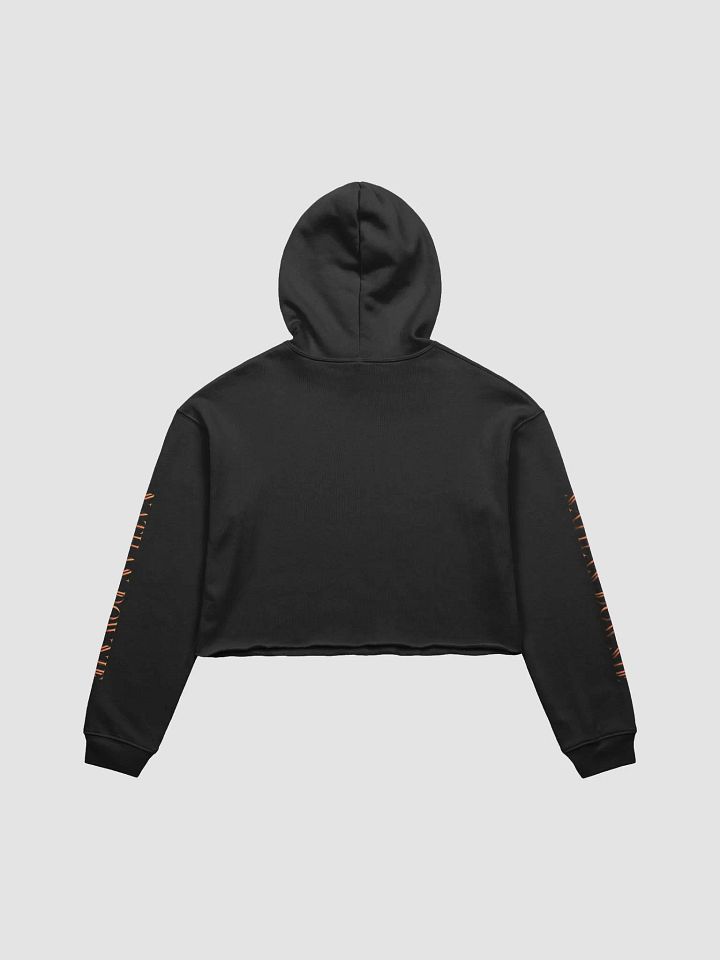 Nathan Downie Emblem - Crop Hoodie - Black product image (2)