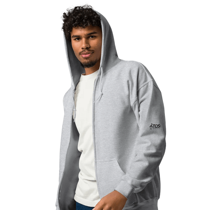 TDS Music Unisex Heavy Blend Zip Hoodie - Music Note Design product image (1)