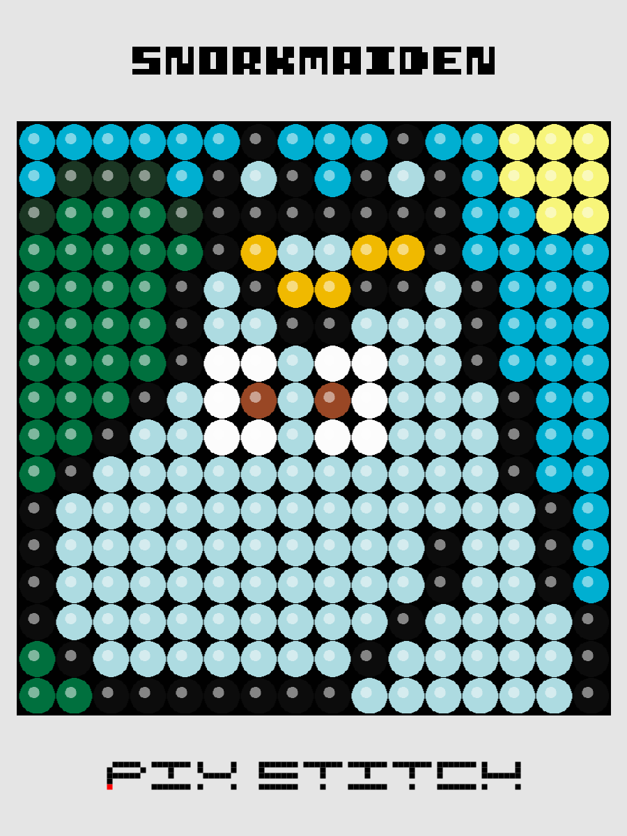 Snorkmaiden Pixel Art product image (1)