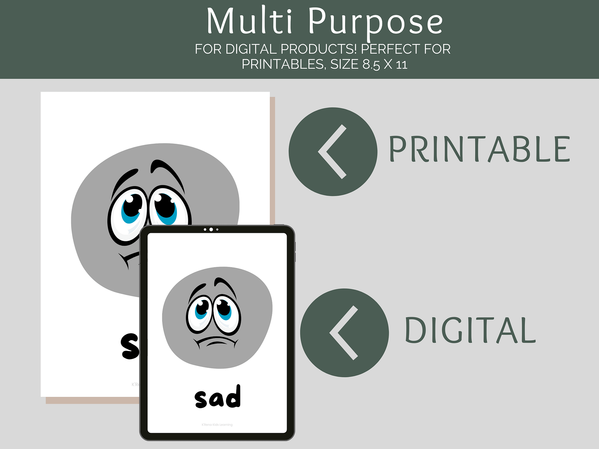 Let's Learn About Emotions Flash Cards product image (3)