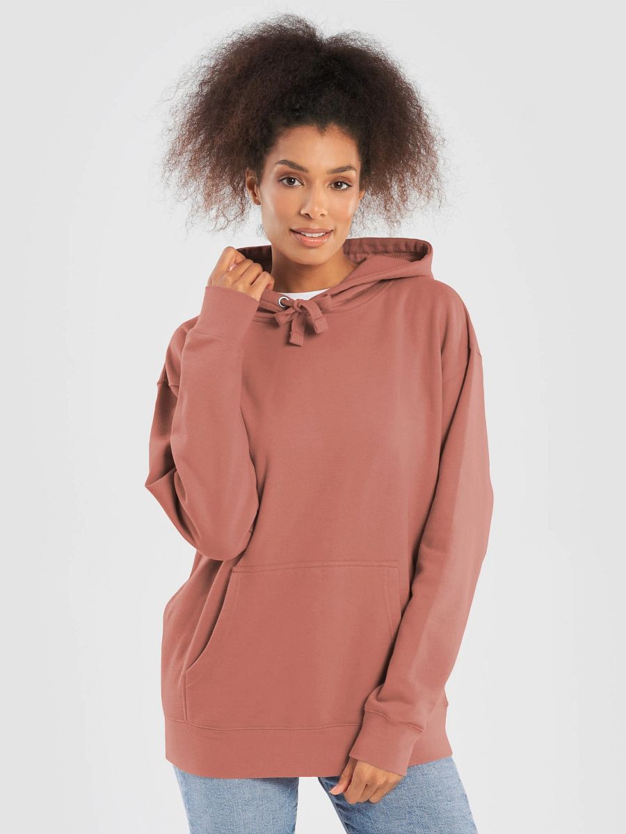 Plain Color Dusty Rose Hoodie product image (1)