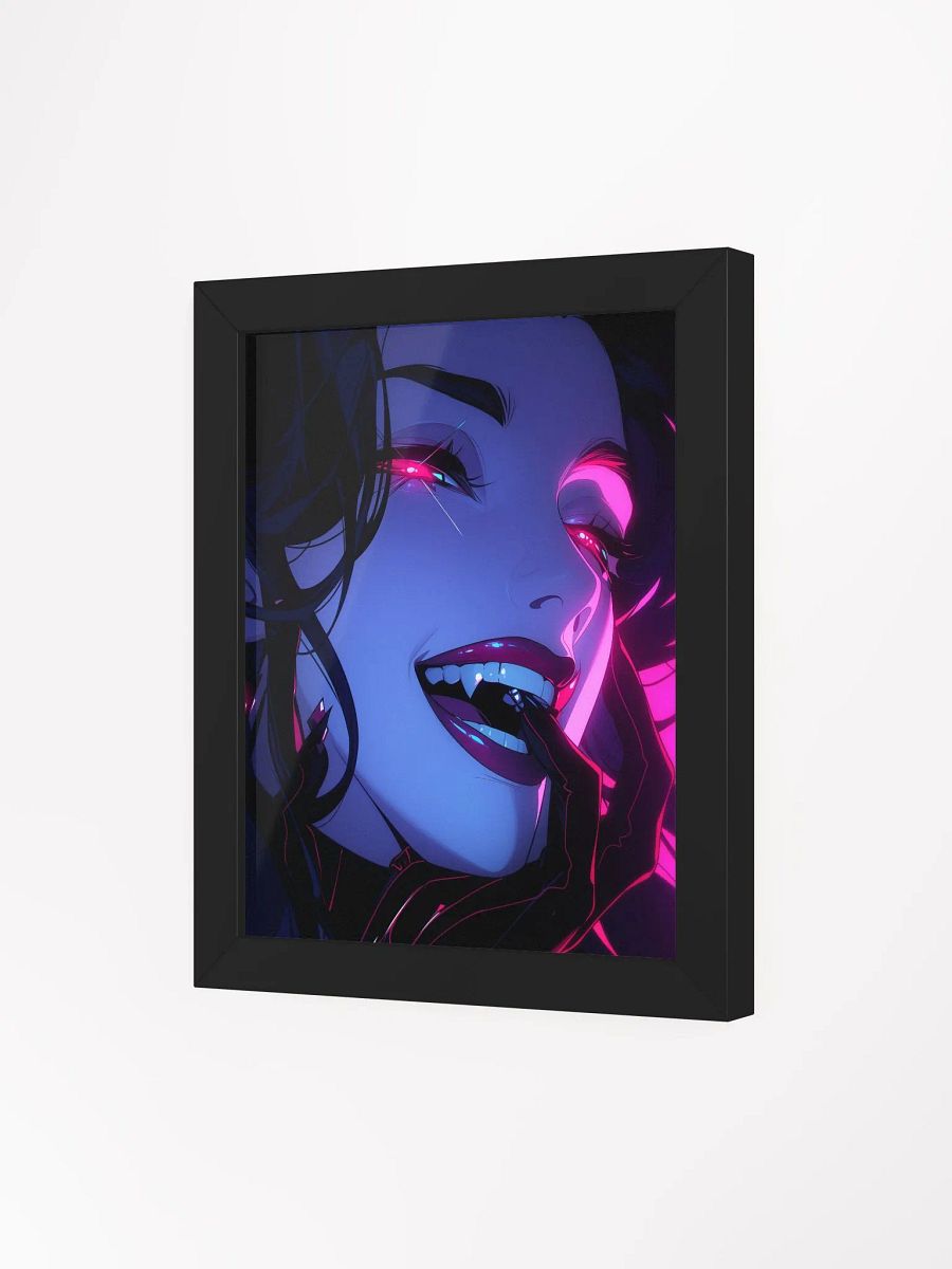 Framed Neon Bliss Matte Poster product image (33)