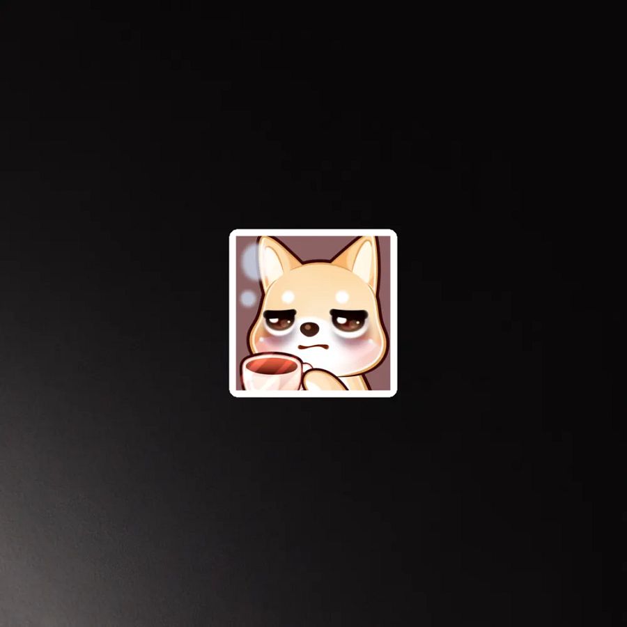Shiba Coffee Emote Magnet product image (5)