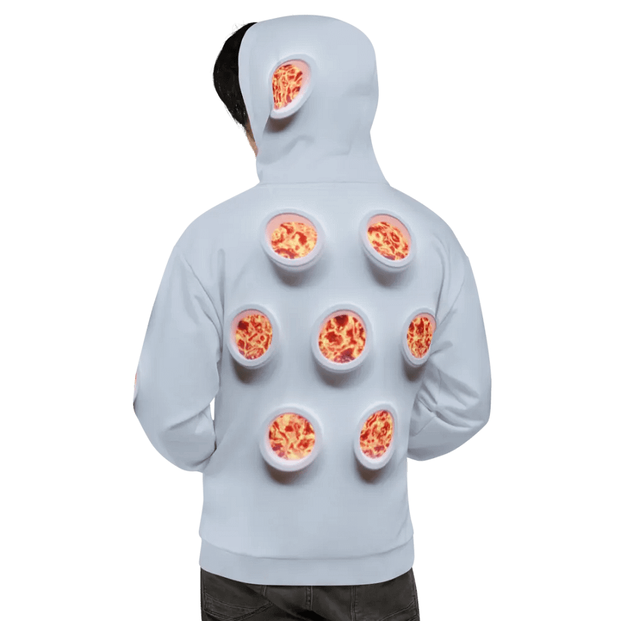 Energy of 3D Magma (unisex hoodie) product image (6)