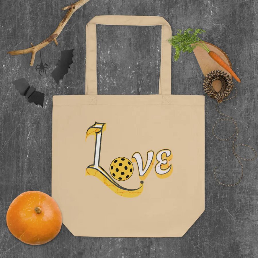 Love Pickleball Inspired Eco Tote Bag product image (4)