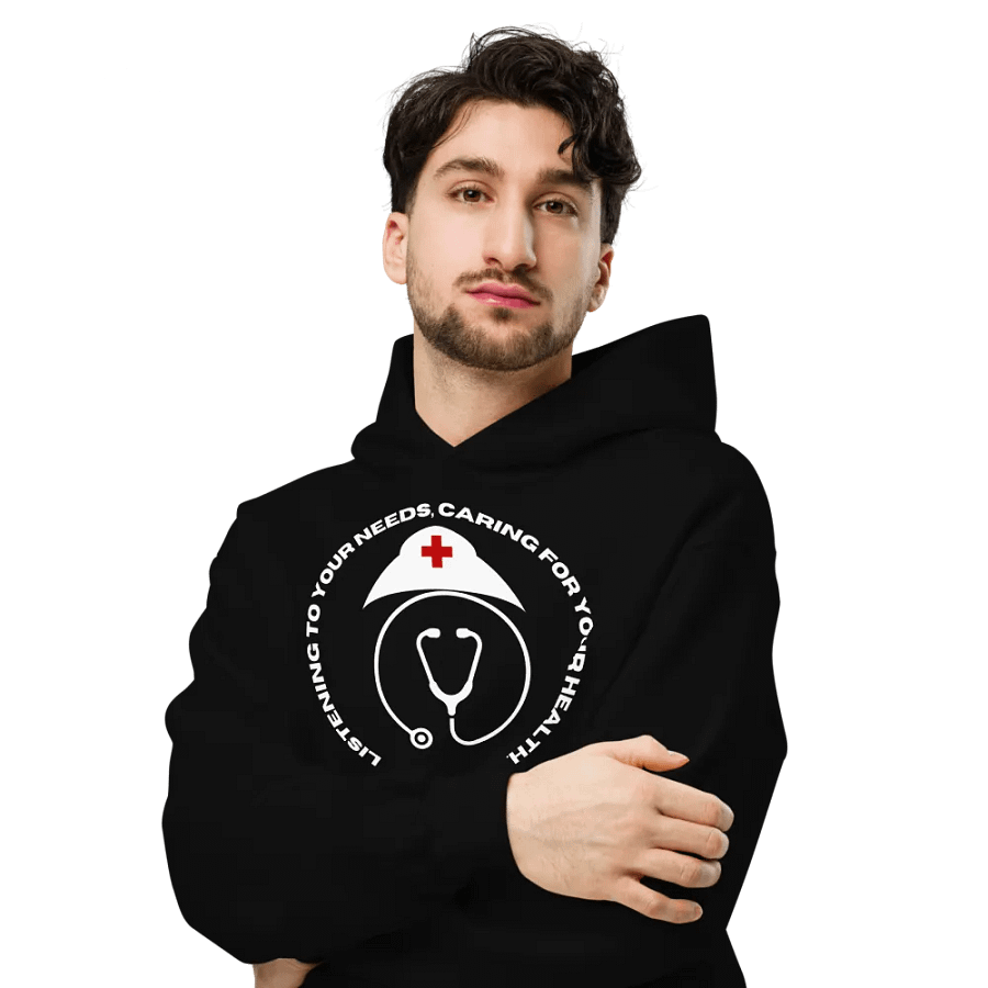 Heartfelt Care Nurse Hoodie product image (6)