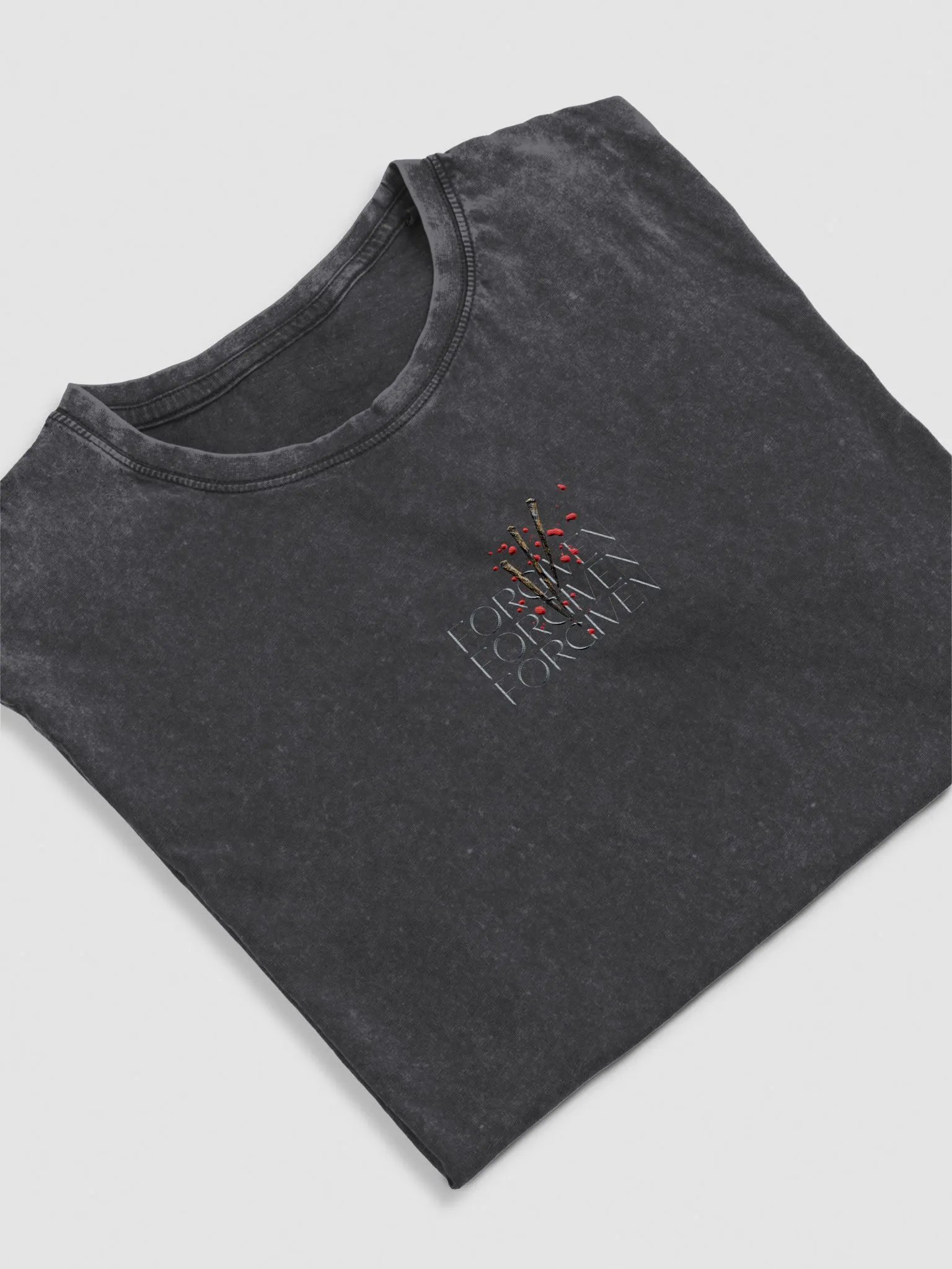 FORGIVEN | Unisex Denim T-shirt product image (9)