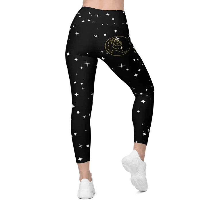 Stellar Leo Crossover Leggings with Pockets product image (2)