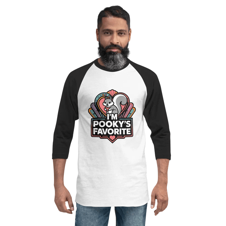 Pooky's Favorite Squirrel Love Raglan Tee product image (2)