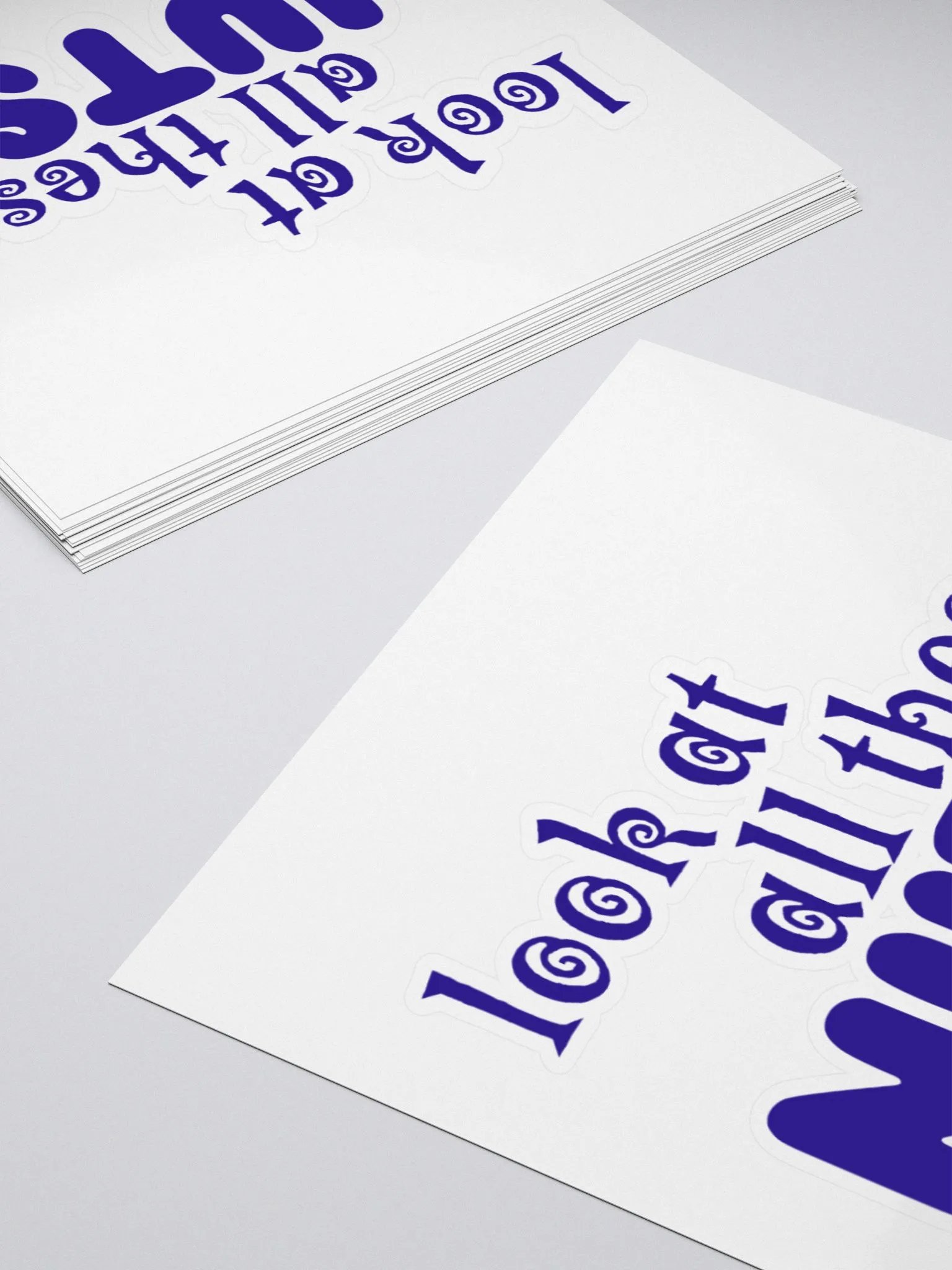 Look at all these NUTS, Sticker, Purple product image (10)