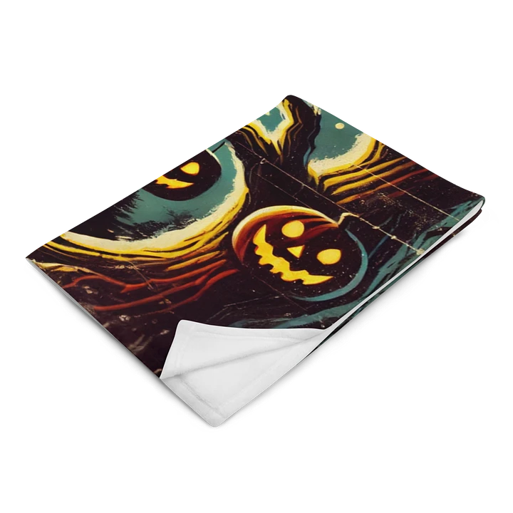 Spooky Owl Full Moon Throw Blanket product image (14)