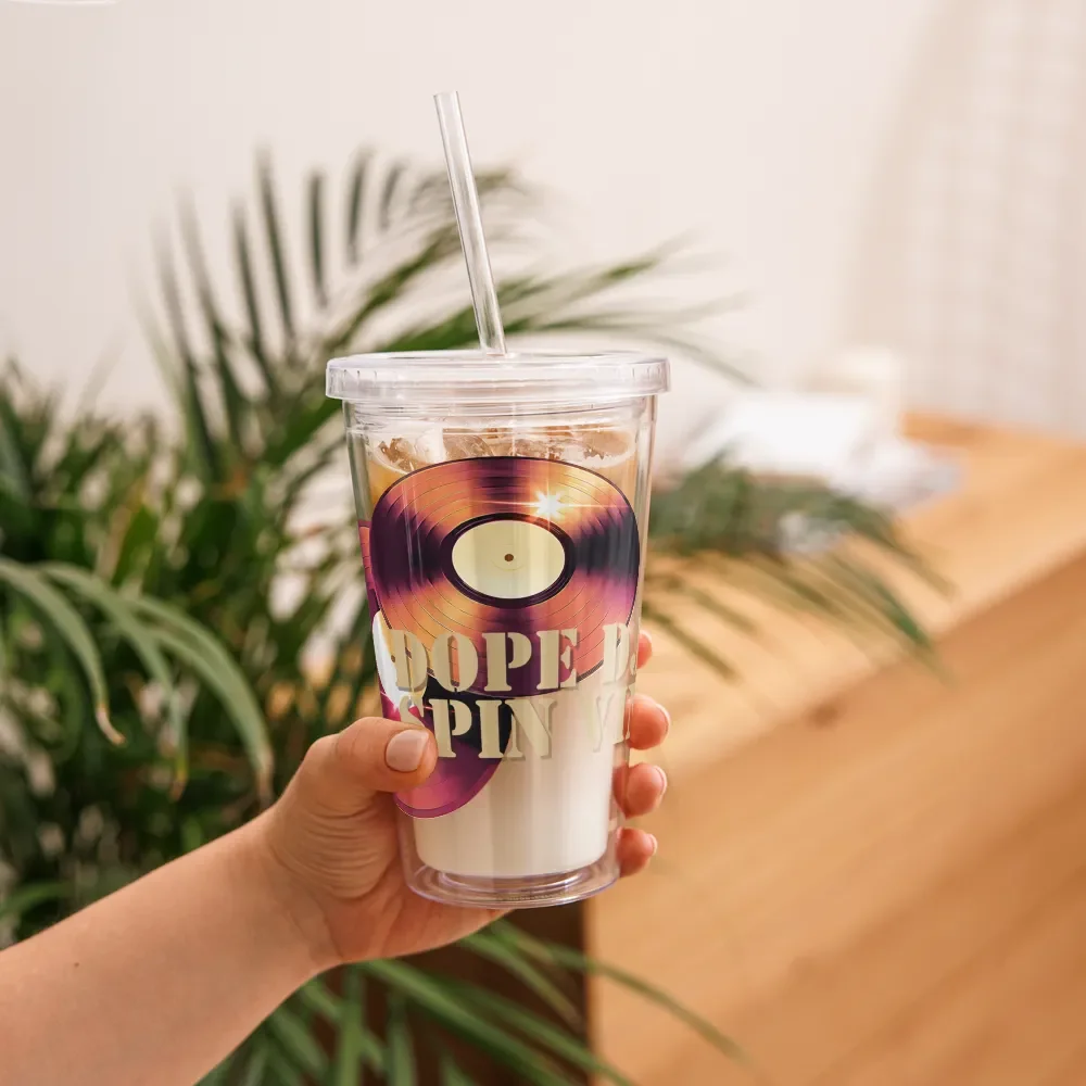 DOPE DJS SPIN VINYL Double Wall Tumbler product image (11)