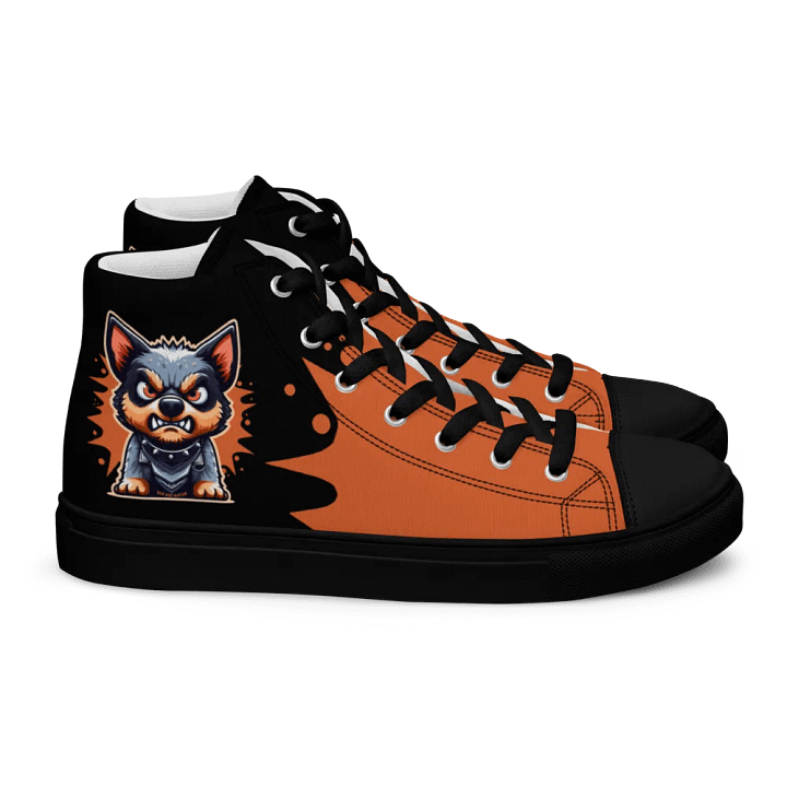Australian Cattle Dog Angry Pup - Women's Hightop Canvas Shoe product image (2)