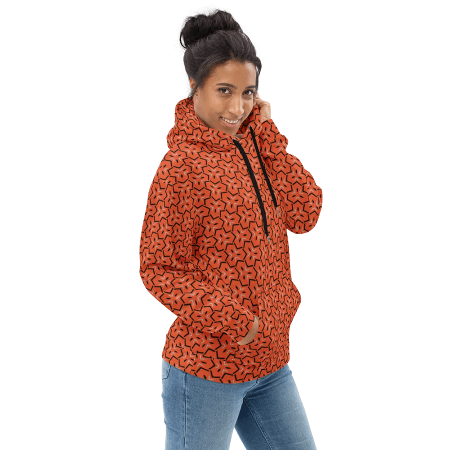 Onyx & Ember Geometric Allover Print Hoodie for Men and Women product image (5)