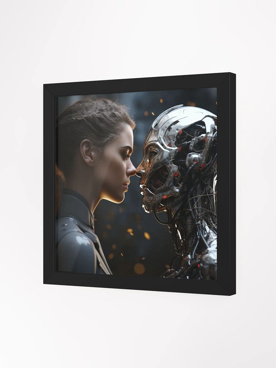 Framed Girl with Robot Wall Art product image (2)