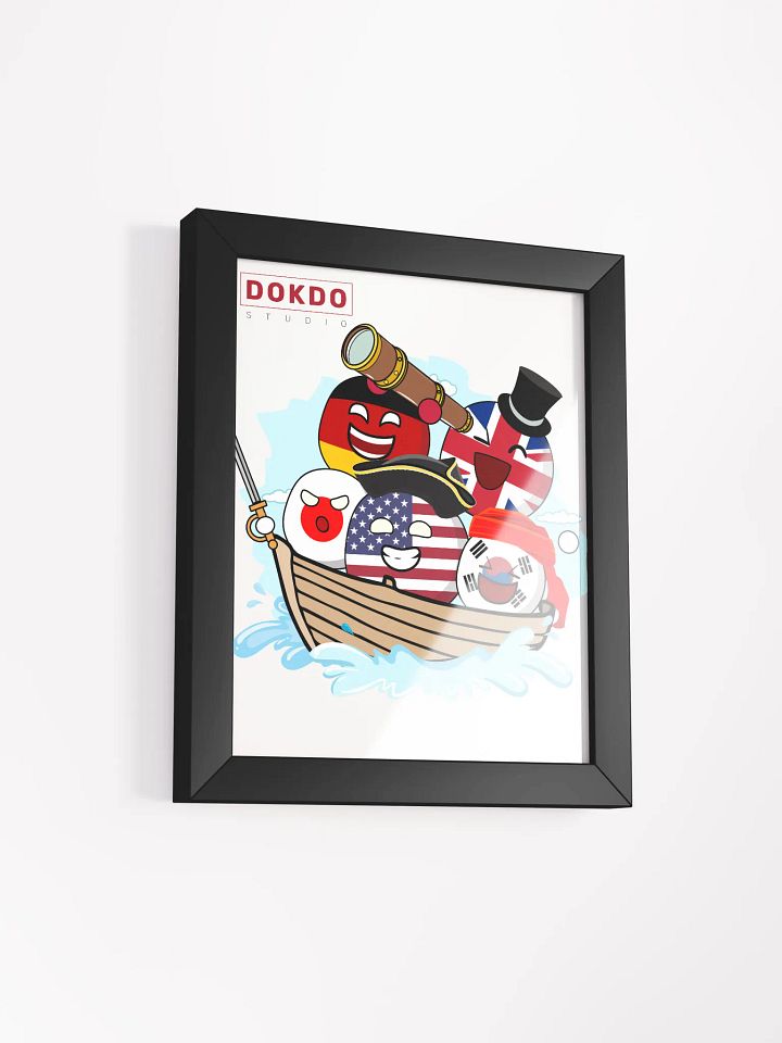 Countryball Framed High-Quality Matte Poster (in) product image (44)